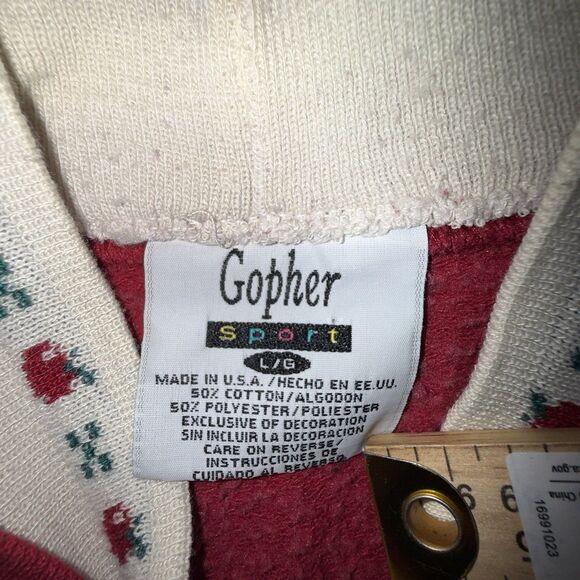 Vintage 80s Duck Duck Goose Stranger Things Nancy Sweatshirt Gopher - Picture 15 of 16